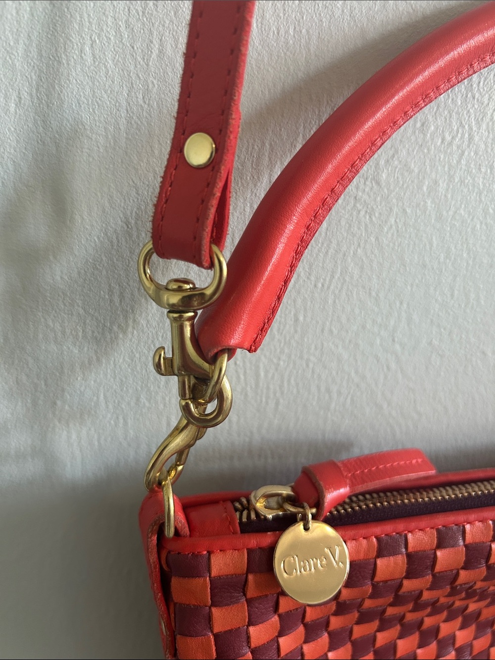 Clare V. Petit Moyen Messenger Crossbody - Picture 2 of 8